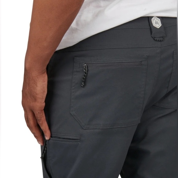 Slumberjack Outdoor Anywhere Hiking Pant Charcoal Rain Repellent Mens Size 38x32 - Picture 7 of 16